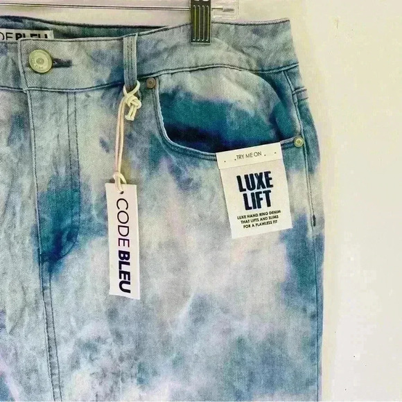 Code Bleu Women’s Tie Dyed MIDI Skirt Size 16 - Picture 3 of 16